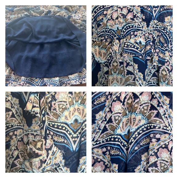 Misa Los Angeles Lolita Mini Dress In Resort Paisley Size M - Picture 10 of 16